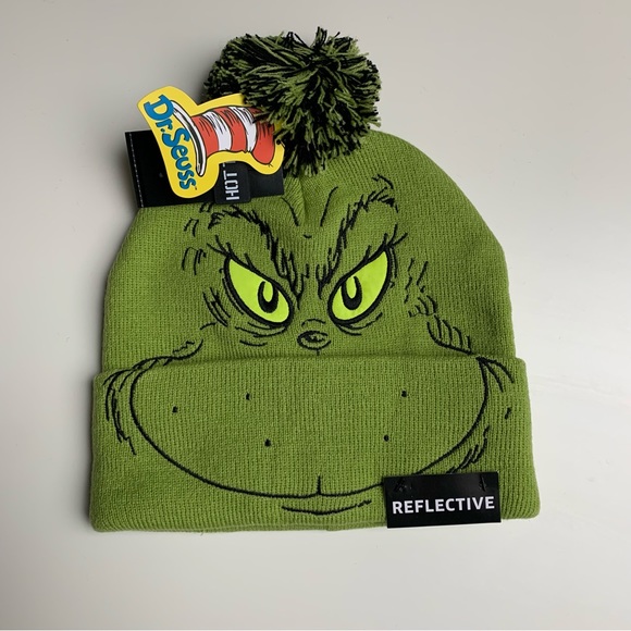 Accessories How The Grinch Stole Christmas Grinch Pom Beanie Poshmark